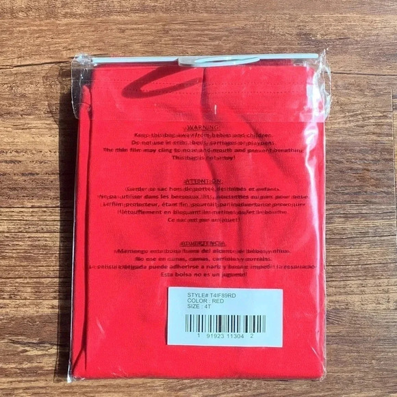 US Polo Assn Girls School Uniform Polo Red 4T - Picture 2 of 5